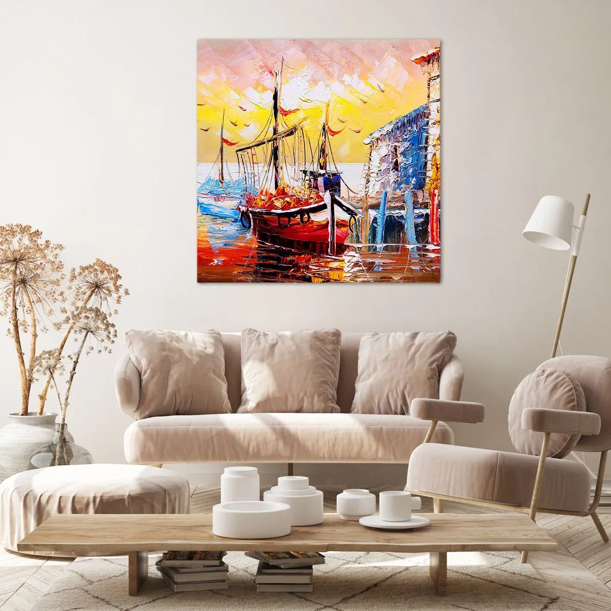 Vászonkép - Boldog visszatérés - 70x70 cm