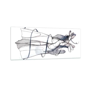 Üveg kép - Érintés tanulmányozása - 100x40 cm
