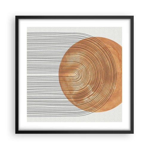 Poszter fehér keretben - Egy napsütéses kompozíció - 50x50 cm