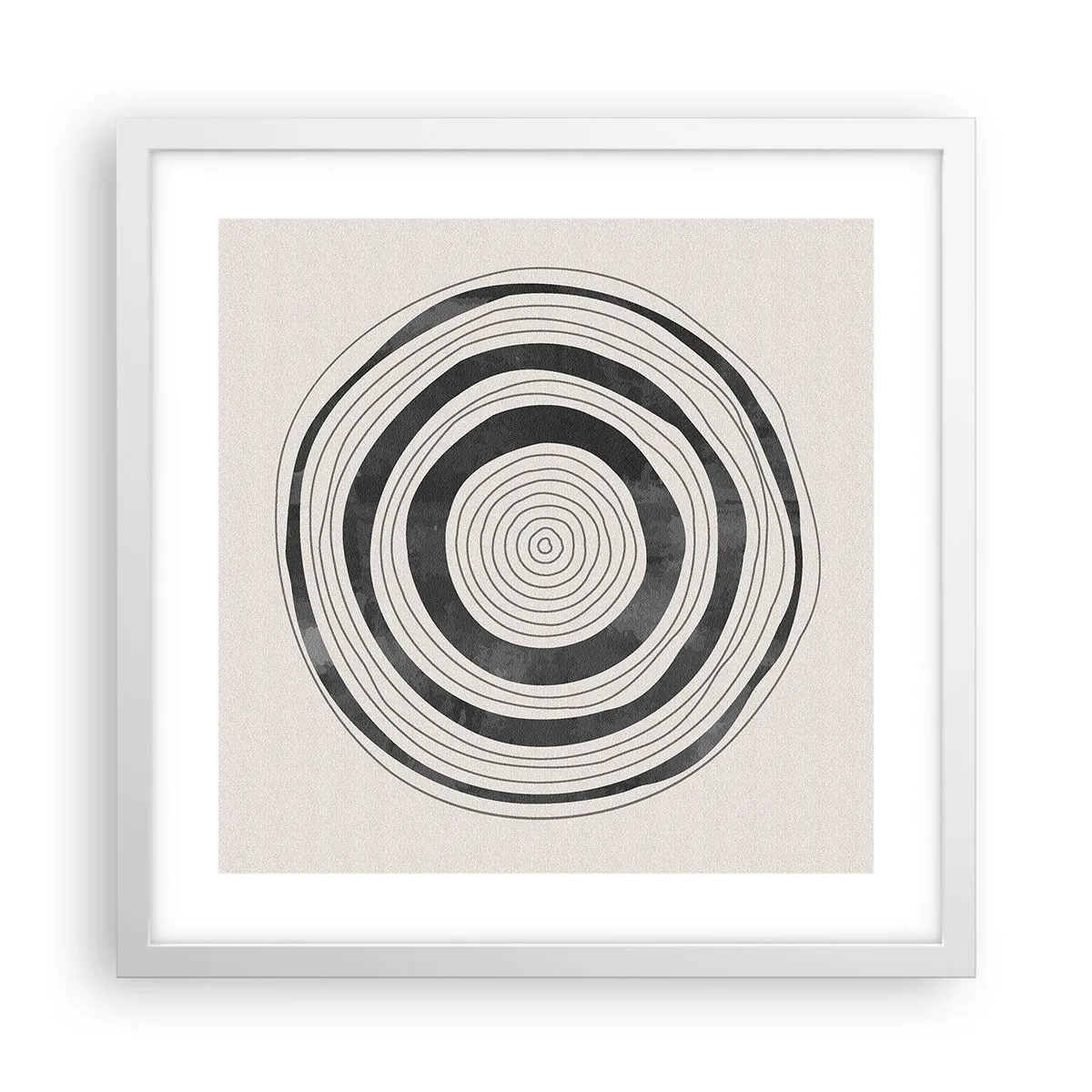 Poszter fekete keretben - Az a fontos, ami a kettő között van. - 40x40 cm