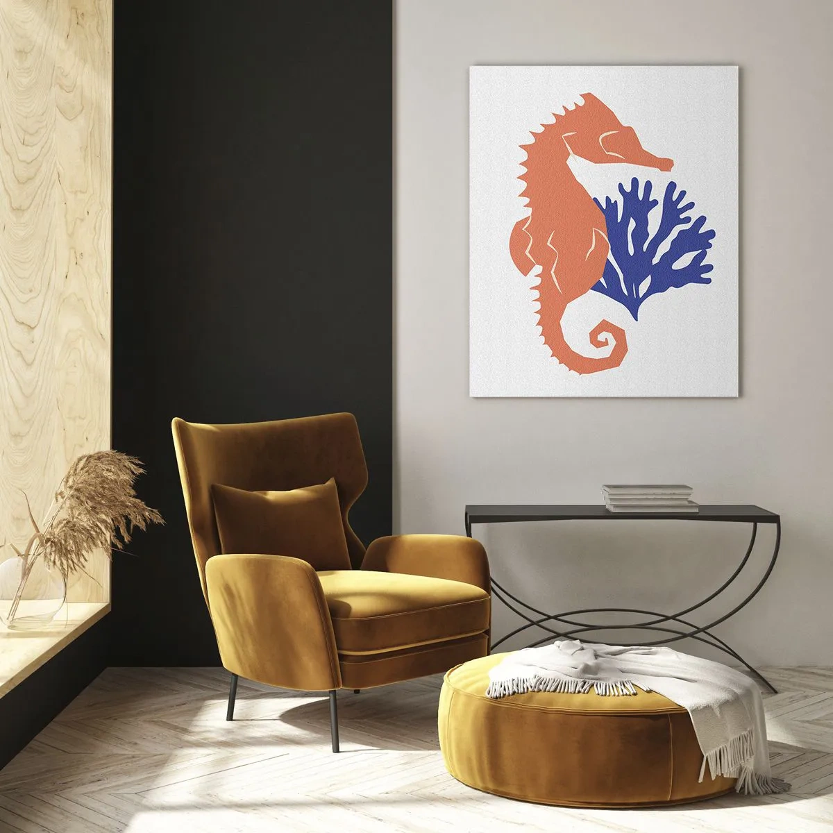 Üveg kép - Egy víz alatti réten - 80x120 cm