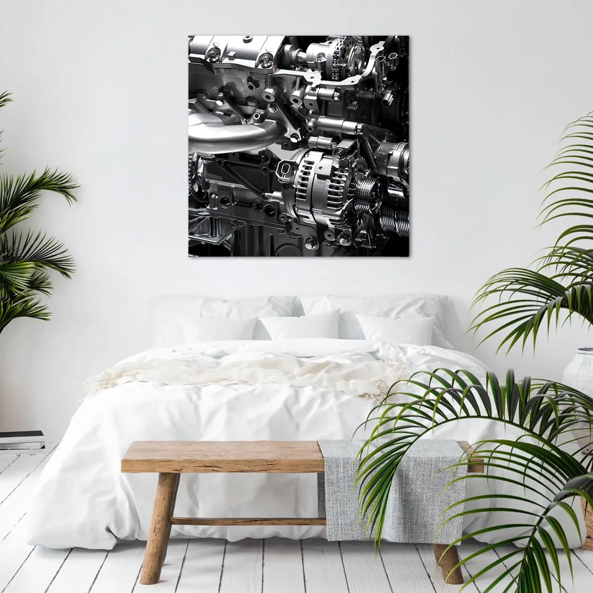 Vászonkép - Acél, szép, erős - 70x70 cm