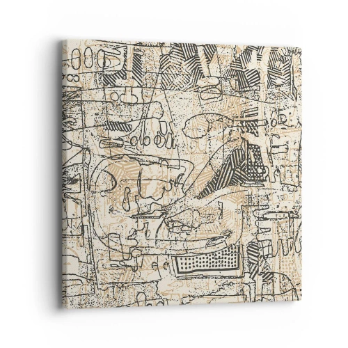 Vászonkép - Dekódolásra vár - 40x40 cm