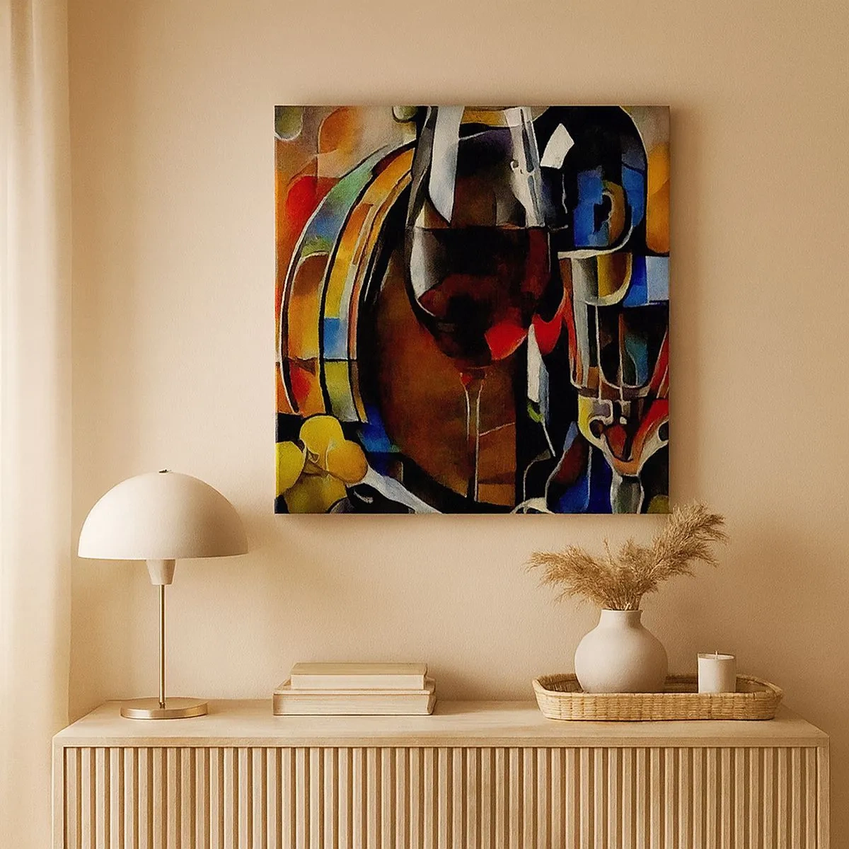 Vászonkép - A világ is színeket ölt - 30x30 cm