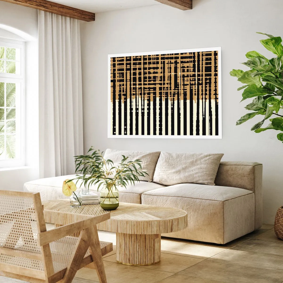 Poszter - Építészeti absztrakció - 100x70 cm