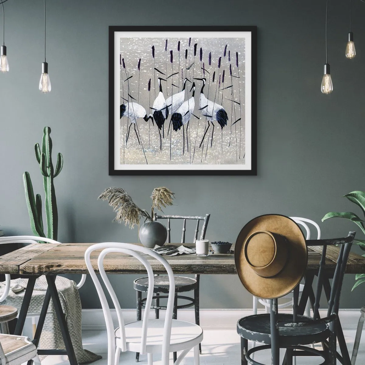 Poszter fehér keretben - A sajátjaik között - 50x50 cm