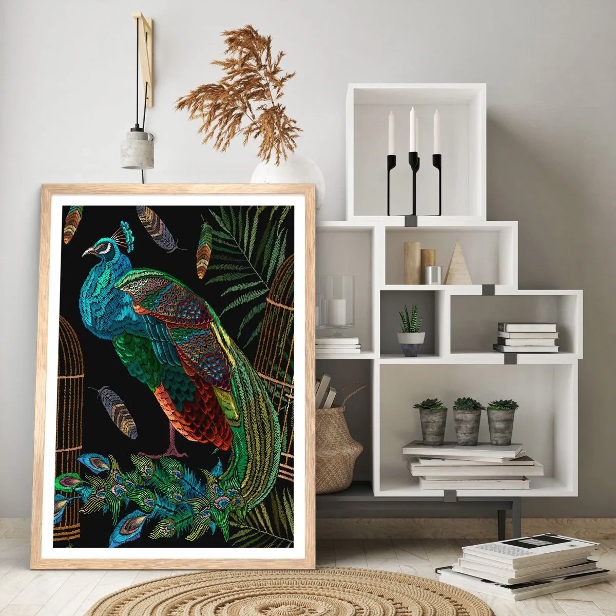 Poszter világos tölgy keretben - Királyi köntösben - 70x100 cm