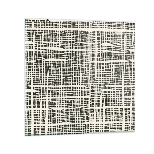 Üveg kép - Szőtt kompozíció - 50x50 cm