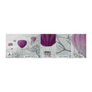 Fotótapéta Minta Öntapadós Deluxe Sticker - Mint a hajók az égen - Absztrakció, Léggömb repülés, Grafika - 100x30 cm