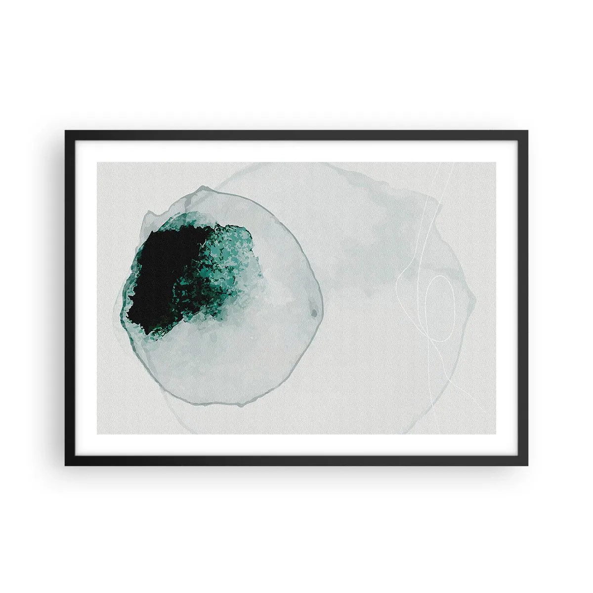 Poszter fehér keretben - Egy vízcseppben - 70x50 cm