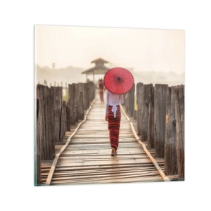 Üveg kép - A régi hídon - 70x70 cm