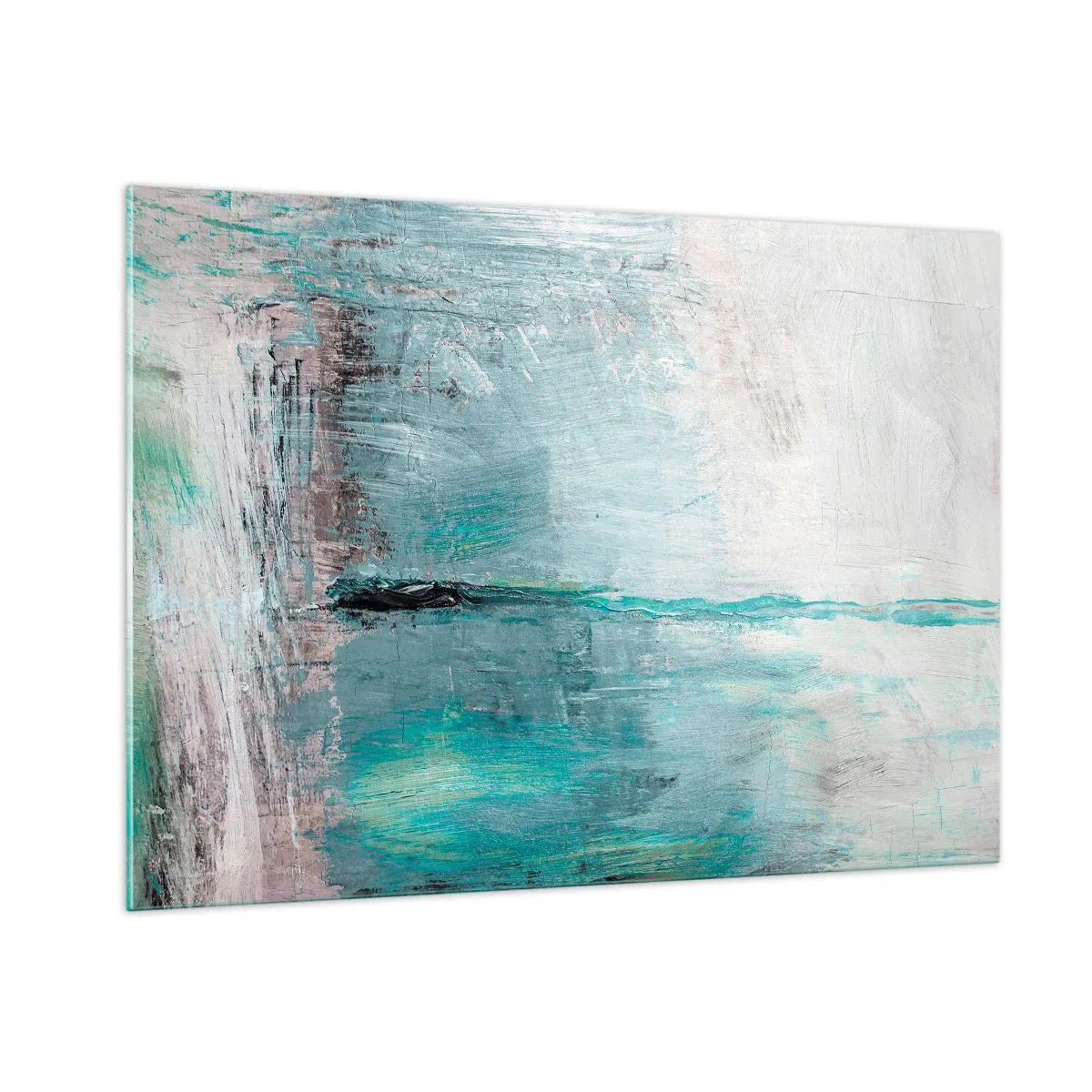 Üveg kép - Vízszintesen kék színben - 100x70 cm