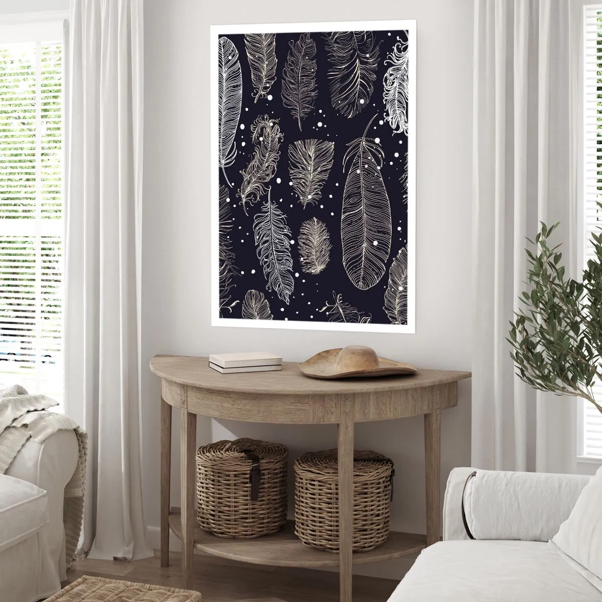 Poszter - Tollas csipke - 61x91 cm