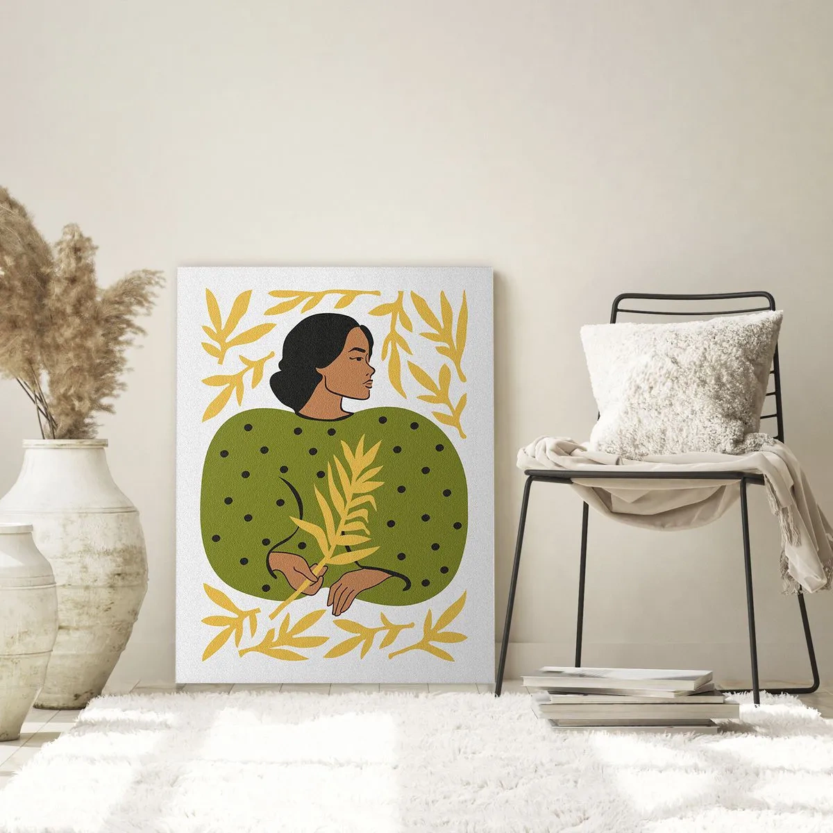 Üveg kép - Hawaii lány - 80x120 cm