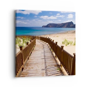 Vászonkép - Vigyél el a boldog szigetekre - 40x40 cm