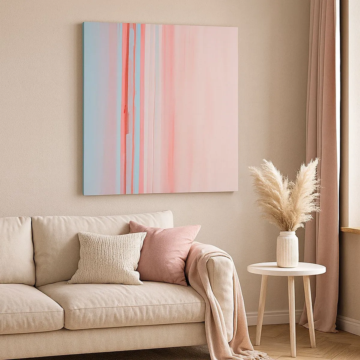 Vászonkép - Absztrakció hajnalban - 30x30 cm