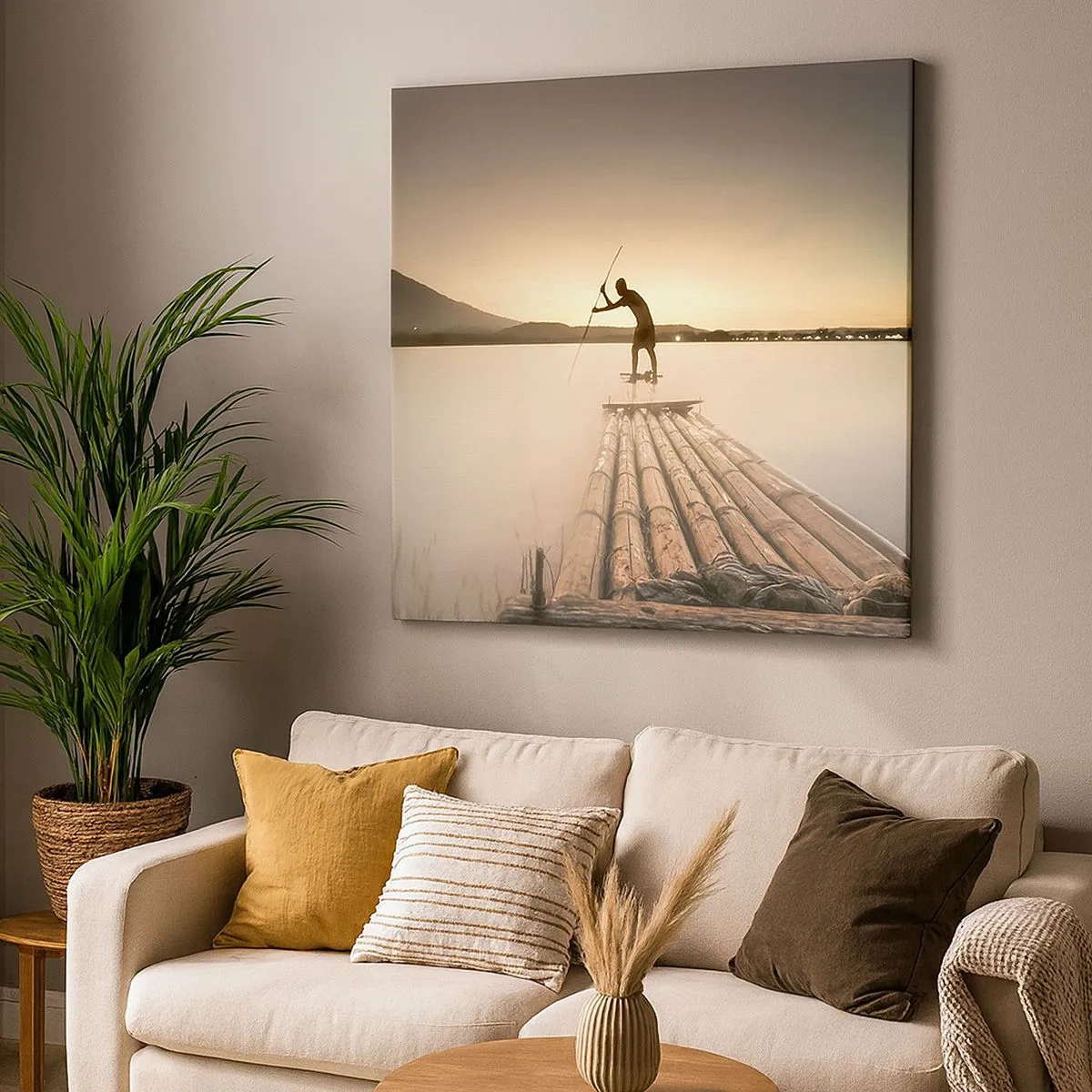 Vászonkép - Pihenés előtt - 30x30 cm