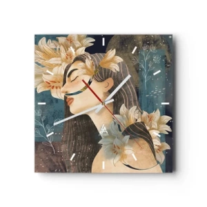 Falióra, Óra - Mese egy liliomos hercegnőről - 30x30 cm