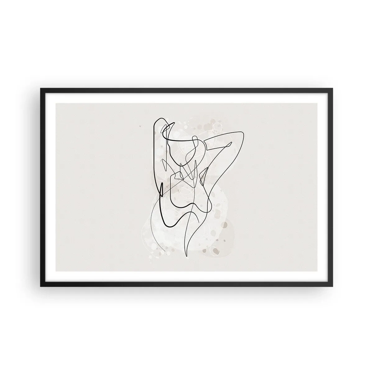 Poszter fehér keretben - A csábítás művészete - 91x61 cm