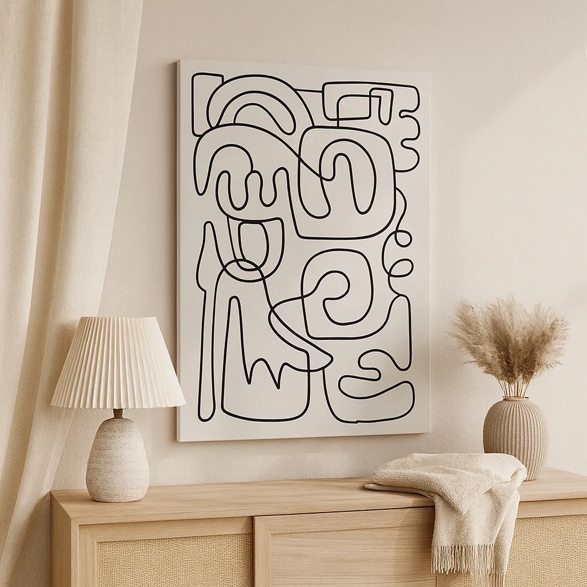 Vászonkép - A nyomonkövetésben - 50x70 cm