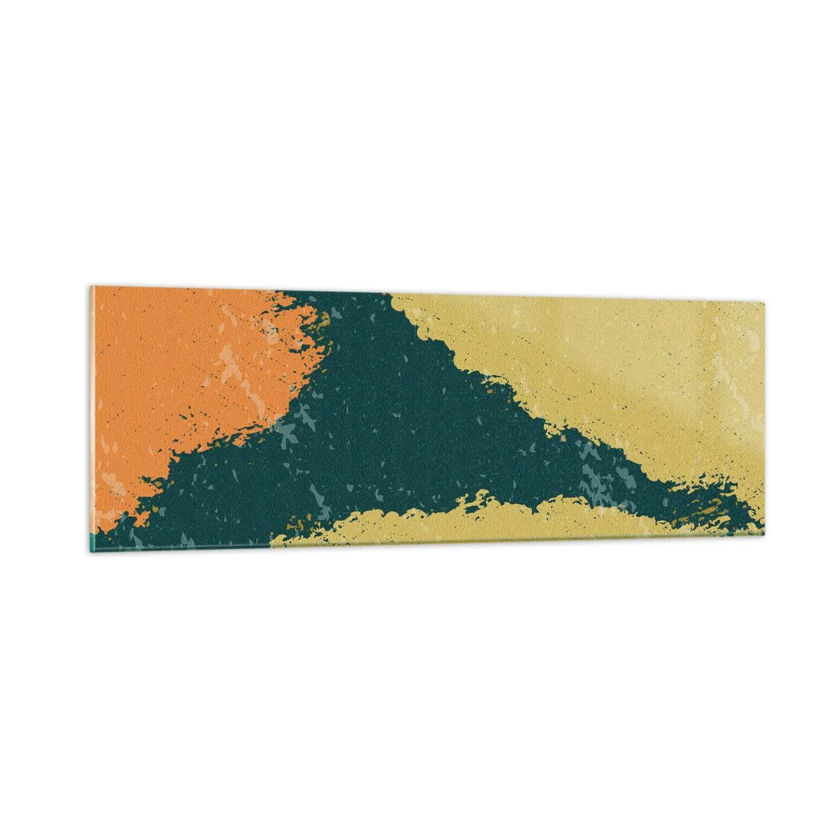 Üveg kép - Absztrakció - lassú mozgás - 90x30 cm