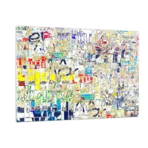 Üveg kép - Egyszerűen tetszik a szemnek - 120x80 cm