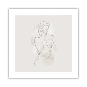 Poszter - Mint egy érzékeny hangszer - 40x40 cm