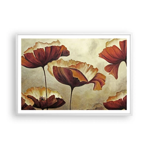 Poszter fekete keretben - Rét - 100x70 cm