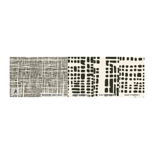 Fotótapéta Minta Öntapadós Deluxe Sticker - Szőtt kompozíció - Absztrakció, Grafika, Darab - 100x30 cm