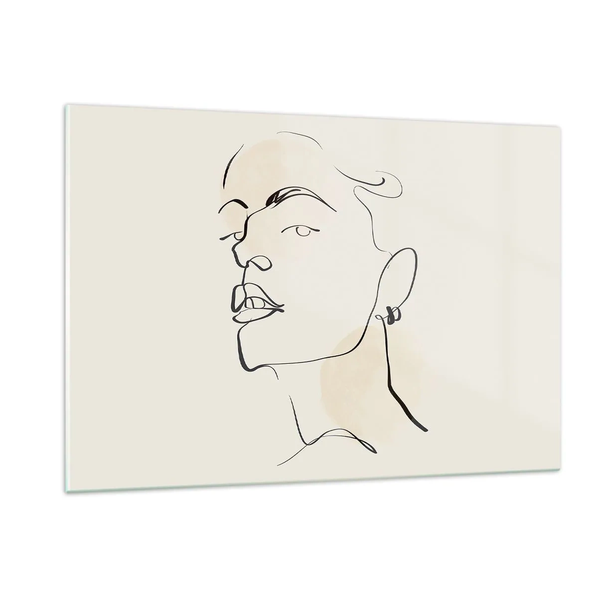 Üveg kép - Büszke tekintet - 120x80 cm