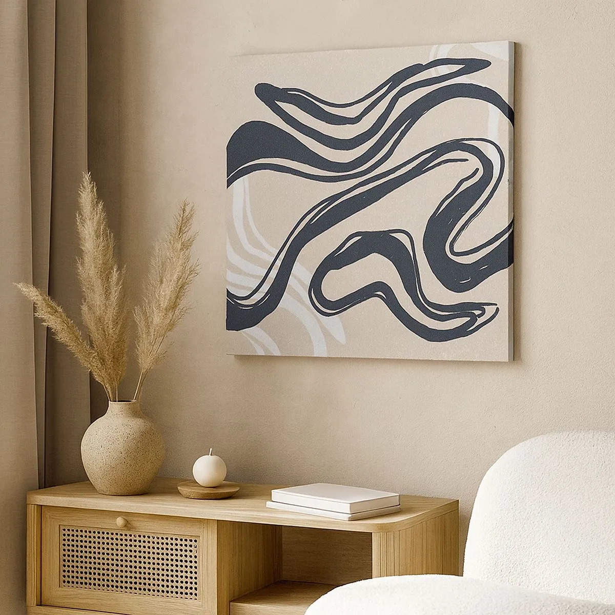 Vászonkép - Megsokszorozott kifejezés - 30x30 cm