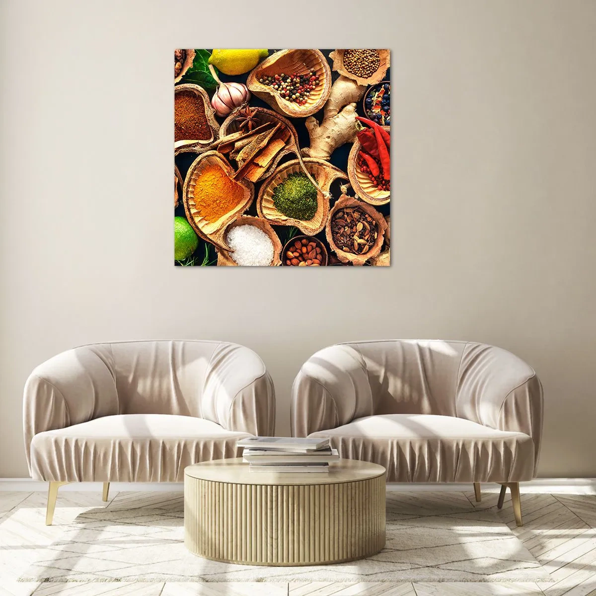 Üveg kép - Vigyél, amit akarsz - 50x50 cm