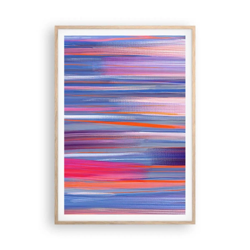 Poszter világos tölgy keretben - Felemelkedés - 70x100 cm