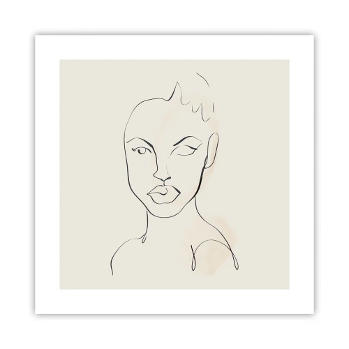 Poszter - Az érzékiség körvonala - 40x40 cm