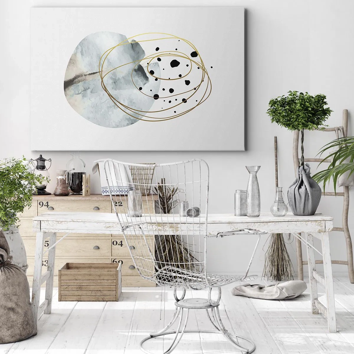 Vászonkép - Az ölelő térben - 120x80 cm