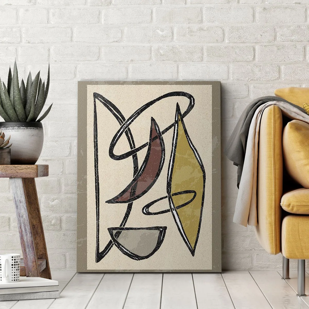 Vászonkép - Függőlegesek és vízszintek - 70x100 cm