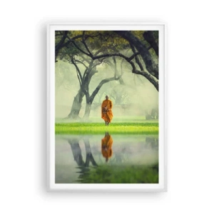 Poszter fekete keretben - Útban a megvilágosodás felé - 70x100 cm