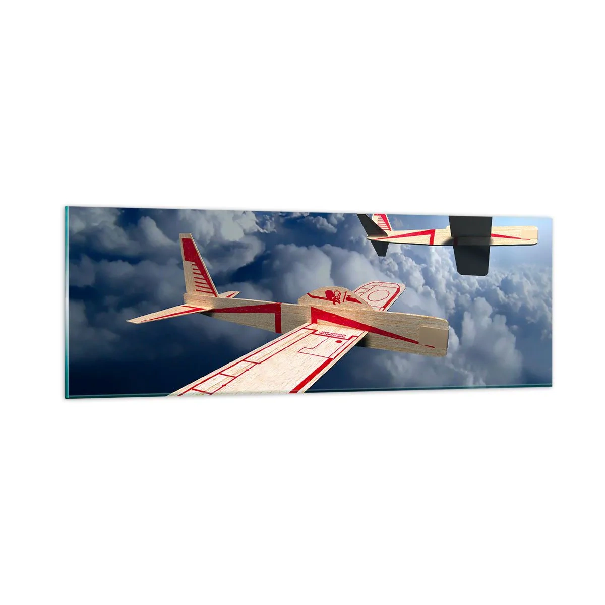 Üveg kép - Még feljebb, még tovább - 90x30 cm