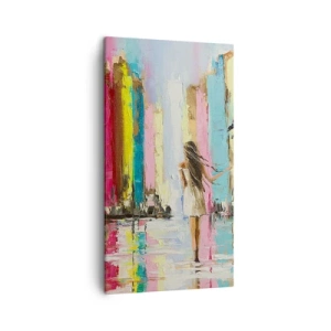 Vászonkép - Kövessél - 45x80 cm