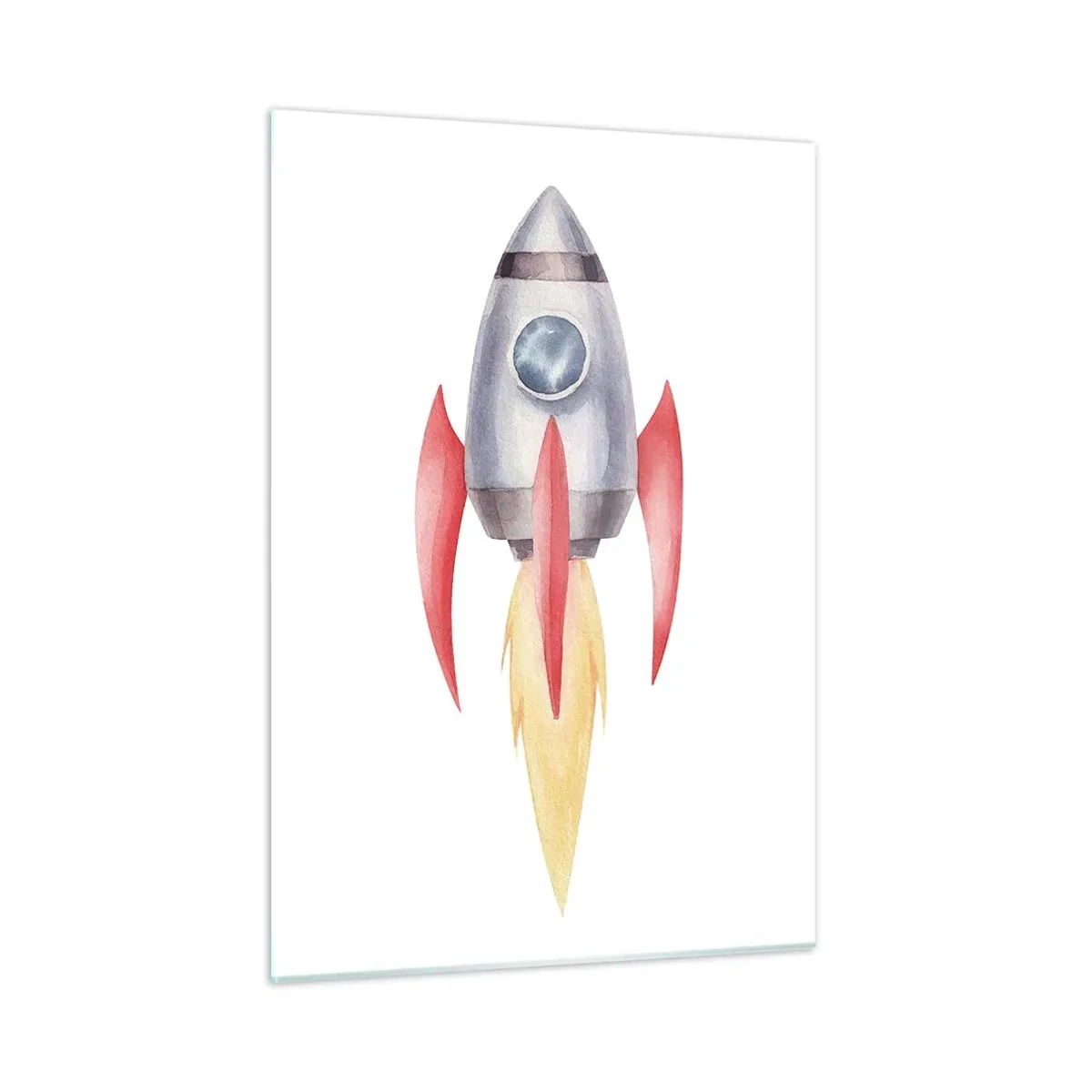 Üveg kép - Magasabbra, gyorsabban, messzebbre - 50x70 cm