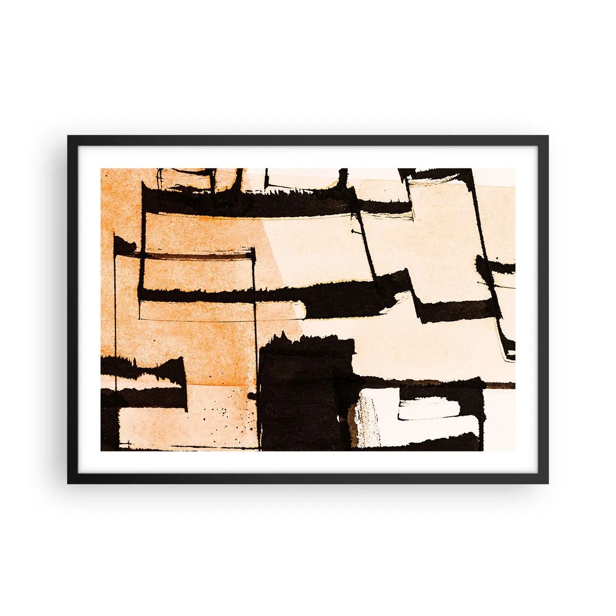 Poszter fehér keretben - Mégis rend - 70x50 cm