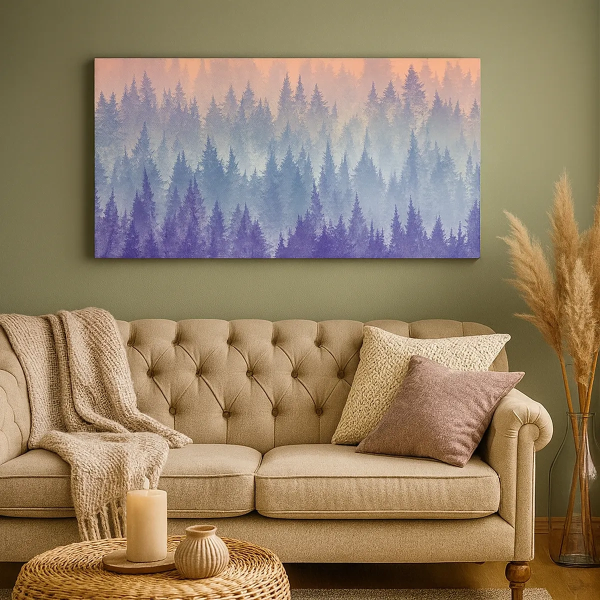 Vászonkép - Magasra, magasabbra, az egekig - 30x30 cm