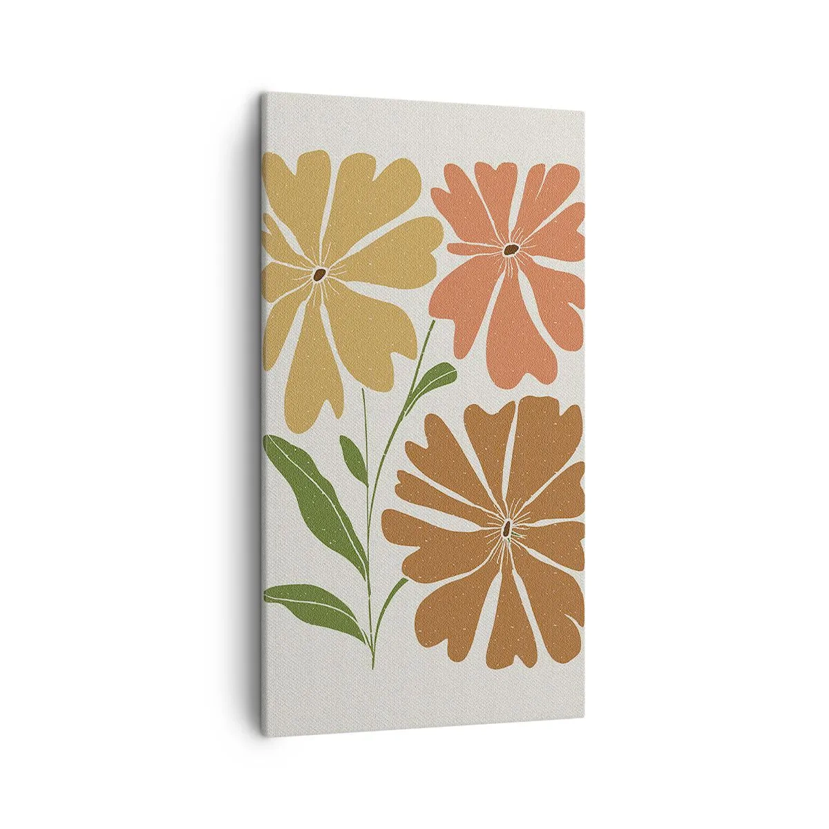 Vászonkép - Természet és geometria - 45x80 cm