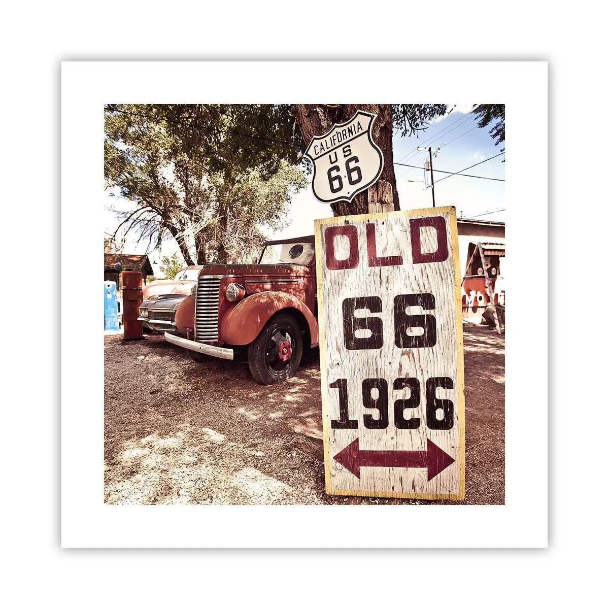 Poszter - Az amerikai tartomány legendája - 40x40 cm