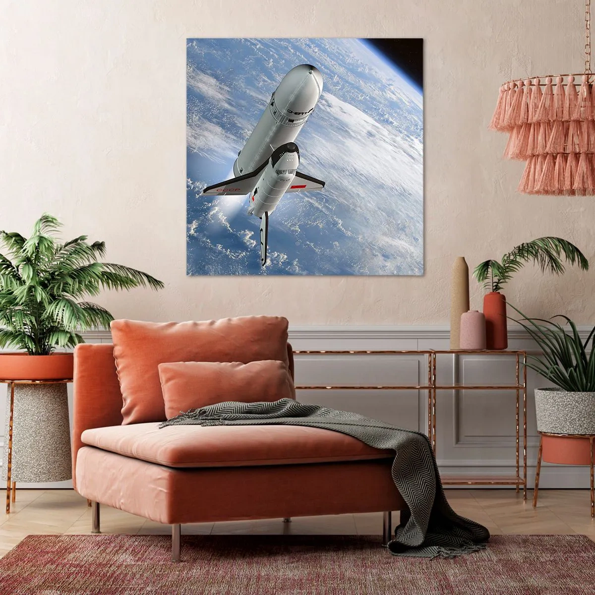 Vászonkép - Kozmikus mennybemenetel - 70x70 cm