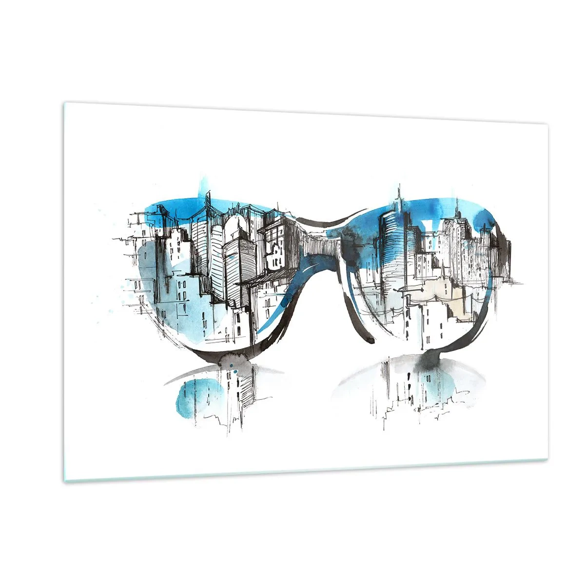 Üveg kép - Nagyvárosi sikk - 120x80 cm