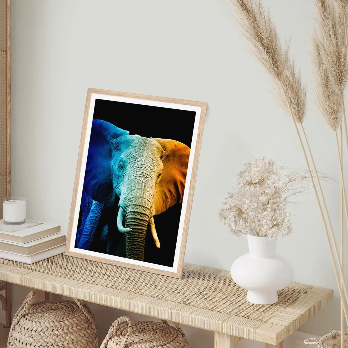 Poszter világos tölgy keretben - Excentrikus, nem különc - 70x100 cm