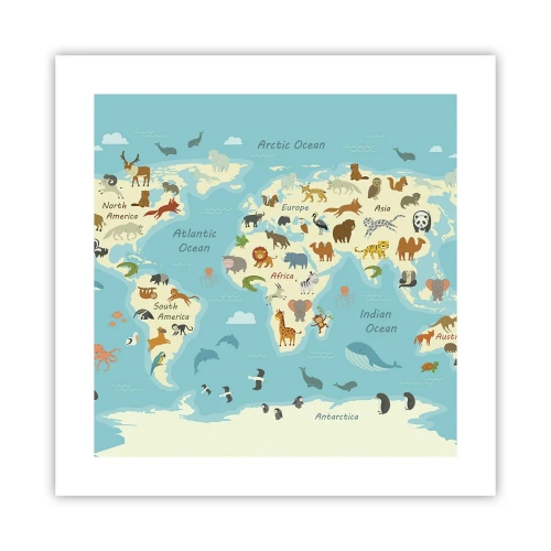 Poszter - Jó szomszédok - 40x40 cm