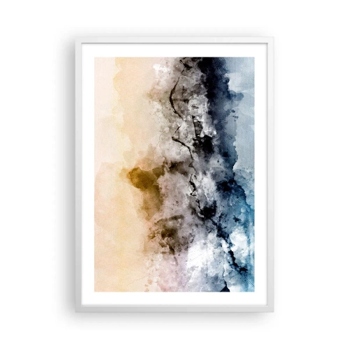 Poszter fekete keretben - Ködfelhőbe fulladt - 50x70 cm