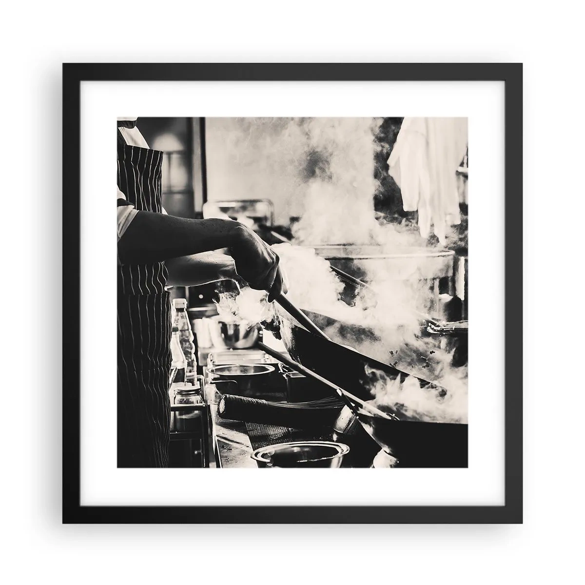 Poszter fehér keretben - Az ízek alkímiája - 40x40 cm